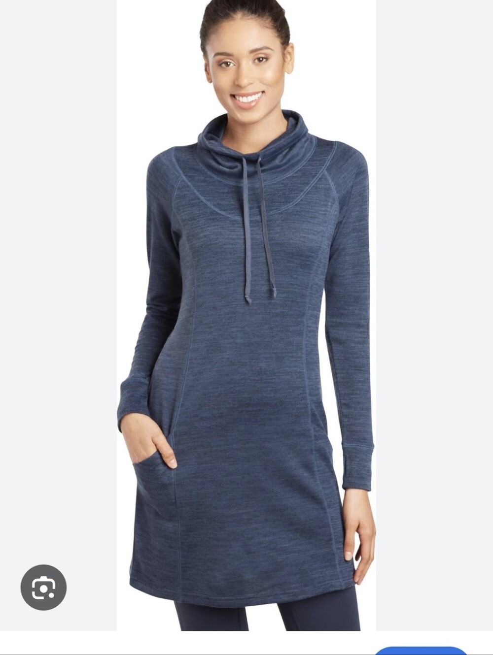 KUHL Lea Long Sleeve Cowl Neck Tunic Dress Sz.L